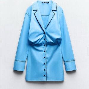 Blue zara dress